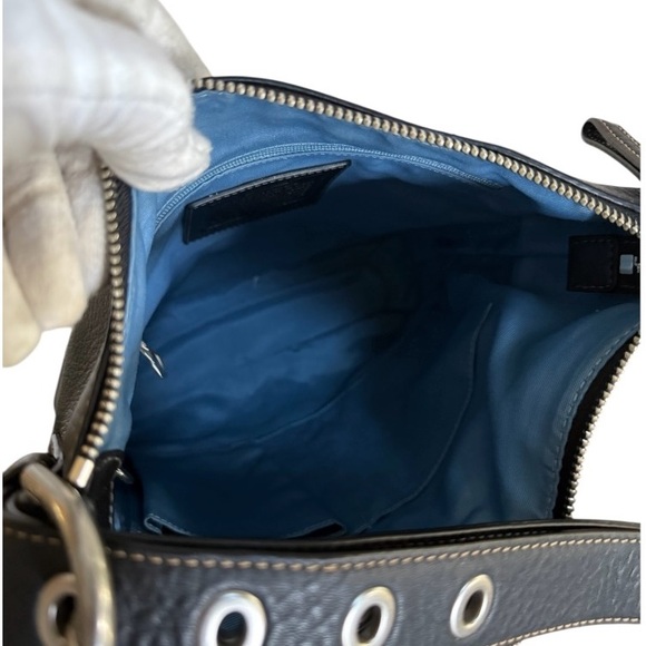 Authentic Coach Black Leather Bucket Shoulder Bag! - Picture 10 of 14